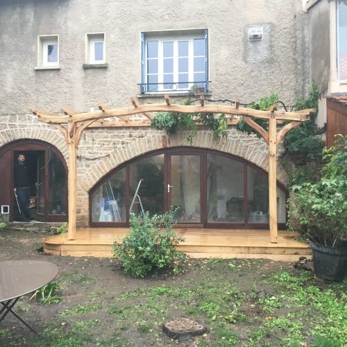 Pergolas bois de brin