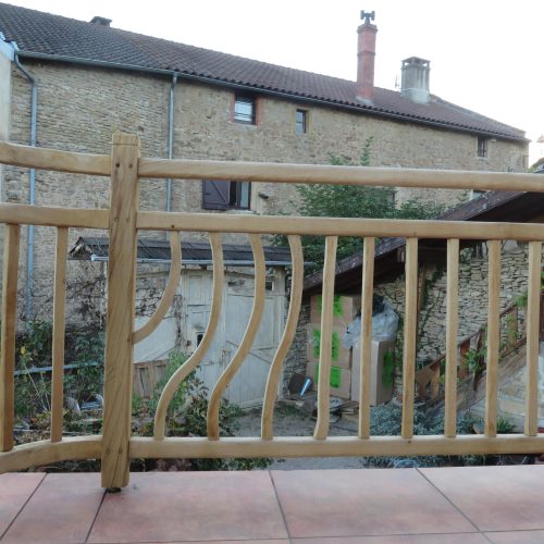 balustrade chêne