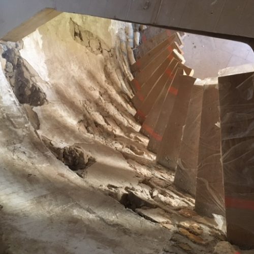 escalier chêne